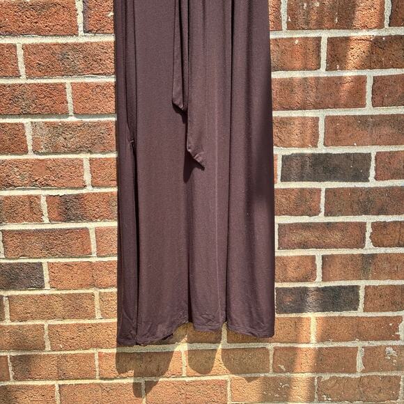 Banana Republic Heritage Stretch Brown Maxi Dress Size Small - Picture 5 of 12